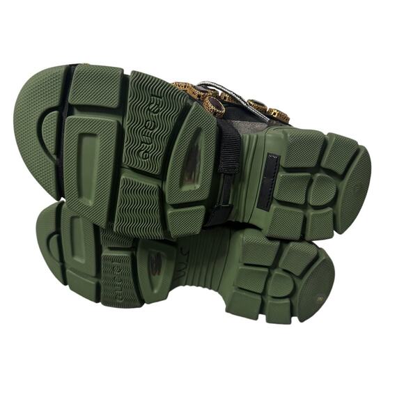 Gucci Women's Size 38 Flashtrek SEGA Green Removable Crystal For Only 1 Sneaker - Picture 4 of 12
